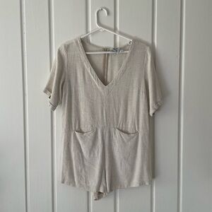 Princess Polly Linen Romper